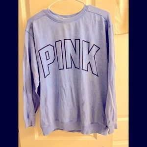PINK womens oversized fit sweatshirt sz S